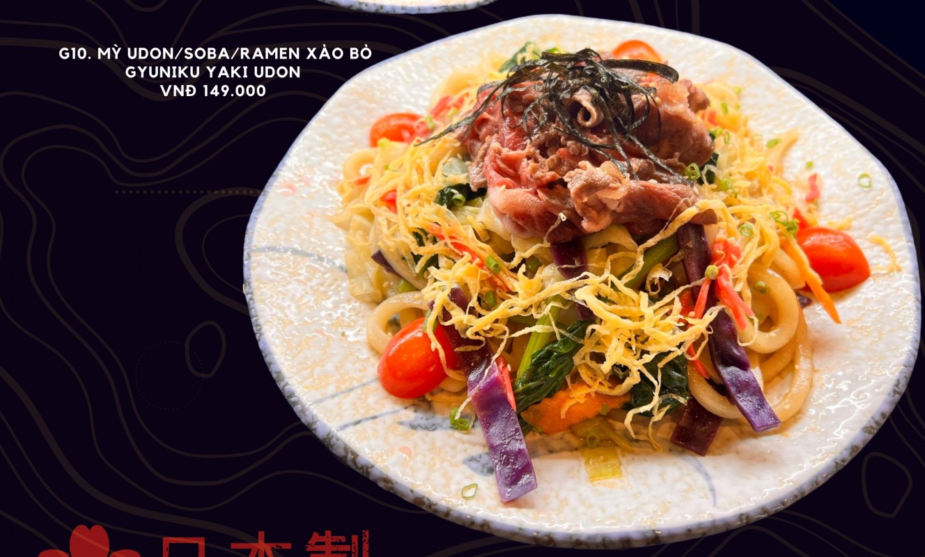 G10. Mỳ Ramen/udon/ soba xào bò gyuniku yaki undon